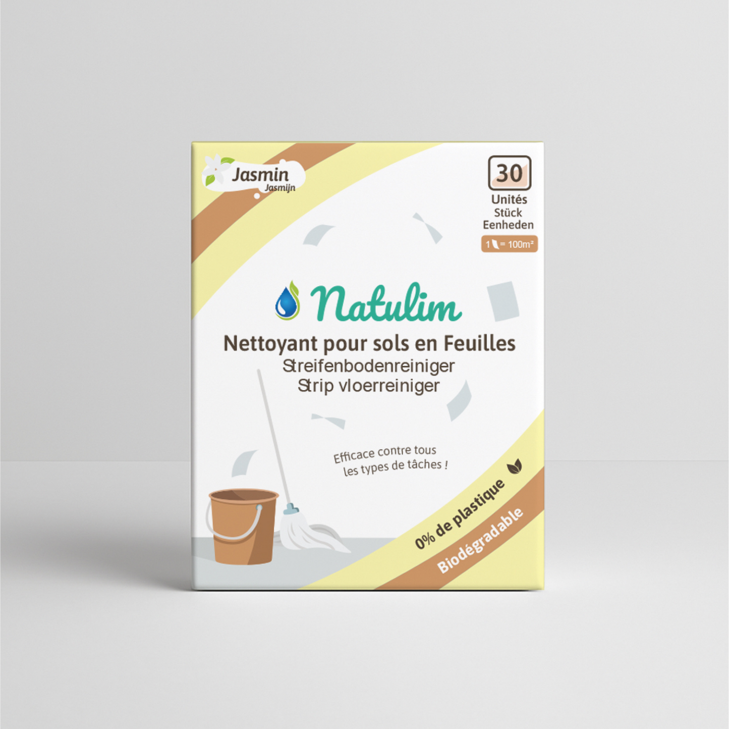 Nettoyant Sols en Feuilles - 30 Doses - Natulim FR
