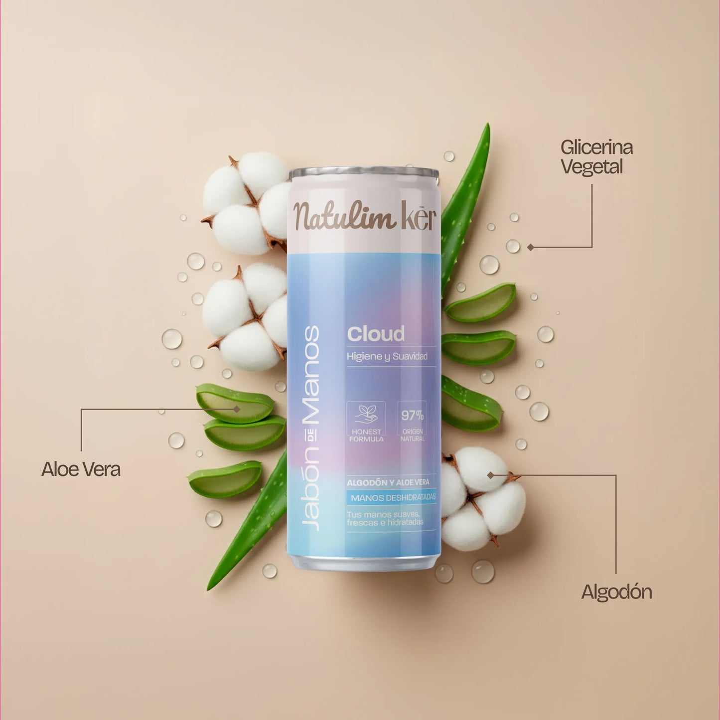 Savon pour les mains Cloud Natulim Kēr