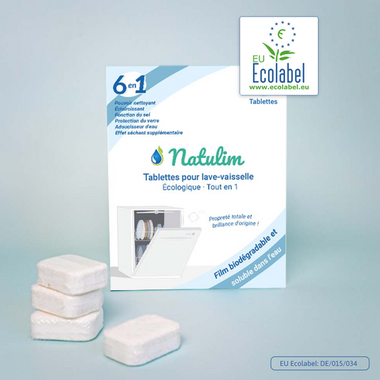 Pastillas Ecológicas para Lavavajillas 6 en 1 - 60 Pastillas