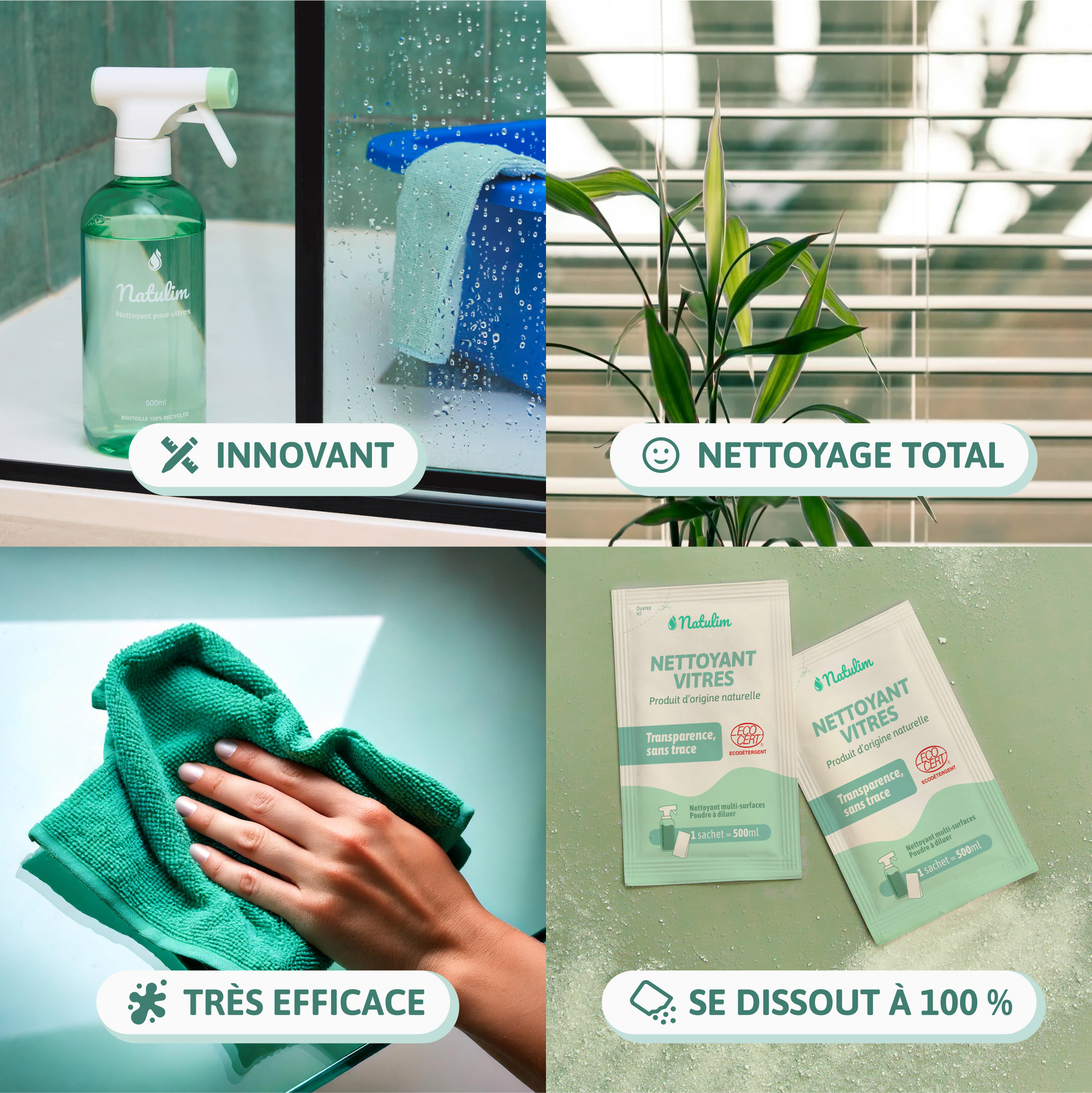 Pack Nettoyant Vitres - Natulim FR