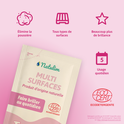 Sachets Recharges Multi-surfaces - Natulim FR